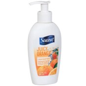 Wholesale - 6.5oz (190ml) SUAVE LIQUID HAND WASH JUICY ORANGE C/P 24, UPC: 850005911227